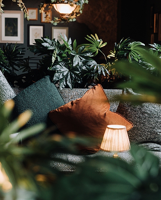 The Botanist interior soft furnishings 