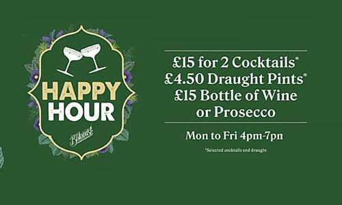 Happy Hour Banner Canva 